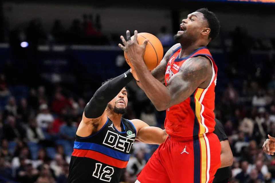 乐鱼登录入口-坎宁安生病锡安退赛！活塞险胜鹈鹕巩固东部第一 杜伦20+15